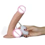 Вибромассажер LoveToy 8.8" The Ultra Soft Dude, Flesh Vibrating