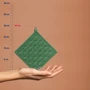 Прихватка KELA Cora зеленая в полоску 20x20 см (12820): Размер, см 20х20