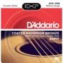 Струна для гитар Струны D`ADDARIO EXP17 EXP PHOSPHOR BRONZE MEDIUM 13-56