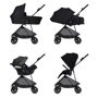 Прогулянкова коляска Cybex Melio Carbon Deep Black: Тип коляски Прогулочная