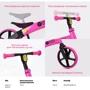 Беговел Yvolution Yvelo Розовый (N101054): Колеса литые