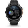 Смарт-часы Garmin Fenix 8 AMOLED 47mm Slate Grey with Black Silicone Band (010-02904-00): Виды спорта Дайвинг, Парусный спорт, Серфинг, Гольф, Плавание, Велоспорт, Бег