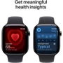 Apple Watch Series 11 GPS + Cellular 46mm Slate Titanium Case with Black Sport Band - S/M (MFD14)