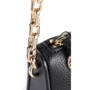 Женская сумка багет Michael Kors LG POUCHETTE черная (32T2GT9U3L001): Материал Натуральная кожа