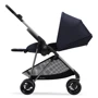 Прогулочная коляска Cybex Melio Navy Blue: Ширина шасси 49 см