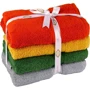 Рушник Hobby Colorful_4 Terra/Hardal/Haki/Gri 500 г/м2 70x140 4 шт (8698499340565): Розмір, см 70x140