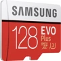 Карта пам'яті Samsung 128GB microSDXC Class 10 UHS-I U1 Evo Plus + adapter (MB-MC128HA / RU): Обсяг 128 ГБ