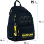 Рюкзак Kite Education teens 2575M (LED) DC Batman (DC24-2575M (LED)): Возрастная группа от 9 до 12 лет