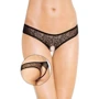 Женские стринги SoftLine - G-string 2446, M/L (black)