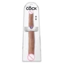 Двойной фаллоимитатор King Cock 16" Tapered Double Dildo, 40.6x4.3 см, коричневый