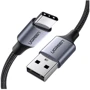Кабель UGREEN Cable USB-C to Lightning US304 3A 36 W 2m Black: Довжина 2 м