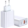 Зарядний пристрій Baseus Wall Charger USB-C and USB PPS Quick Charge 30W White (CCFS-C02)