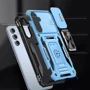 Чохол для телефона Mobile Case Camshield Army Ring Light Blue для Samsung A356 Galaxy A35 / A556 Galaxy A55: Колір голубой