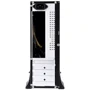 Корпус Logicpower S602 BS Slim 400w 8см, кардридер, 2хUSB2.0, 2хUSB3.0, Black: Материал передней панели пластик