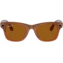 Смарт-очки Ray-Ban Meta Wayfarer Shiny Caramel Frame Brown Lenses size M (RW4006 670683 50-22) (Аксессуары и гаджеты для виртуальной реальности)(79008742)Stylus approved