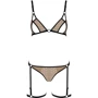 Эротический комплект нижнего белья Passion GABI SET S/M beige