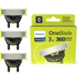 Сменные лезвия Philips OneBlade 360 QP430/50 3 шт