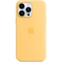 Чехол для iPhone Apple Silicone Case with MagSafe Sunglow (MPU03) for iPhone 14 Pro Max: Материалы Силикон