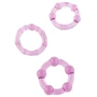 Набор эрекционных колец Toy Joy STAY HARD - Three Rings Purple (3 шт), 3000004692