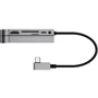 Адаптер Baseus Adapter USB-C to USB-C + HDMI + 3.5mm + SD / TF Dark Grey (CAHUB-WJ0G) for iPad: Додаткові роз'єми SD+TF Card, 3.5mm Headphone, HDMI, USB-C