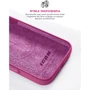 Чехол для iPhone ArmorStandart ICON2 MagSafe Fuchsia for iPhone 16 Pro Max (ARM81324): Материалы Силикон