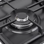 Варильна поверхня газова Weilor GM W 644 BL: Розташування панелі спереду