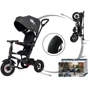 Велосипед Qplay Rito Rubber Black складной трехколесный детский (S380-10BlackRubber) фото 7