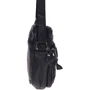 Мужская сумка через плечо Borsa Leather черная (K101b-black): Страна производитель Тайвань