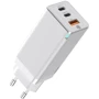 Зарядний пристрій Baseus Wall Charger GaN2 2xUSB-C+USB 65W White (CCGAN-B02)