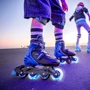Ролики Neon Combo Skates синие 34-38 (NT10B4) фото 6