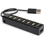 Адаптер Vinga Adapter USB to 7xUSB2.0 Black (VHA2A7): Інтерфейс підключення USB 2.0