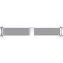 Ремешок Samsung Milanese Band Silver S/M for Samsung Watch 4 / 5 / 6 (GP-TYR860SAASU): Цвет серебристый
