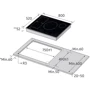 Варочная поверхность Samsung NZ84F7NC6AB: Количество конфорок 4