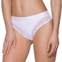 Трусики с прозрачной вставкой Passion PS002 PANTIES white, size S