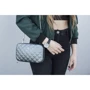 Жіночий клатч Ogon Designs Quilted ledy bag платиновий (QLB_Platinium): Стать Женский