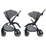 Универсальная коляска 2 в 1 Kinderkraft Evolution Cocoon Platinum Gray (KKWEVCOGRY2000) фото 9