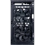 Корпус Prologix E110 Black: Материал передней панели пластик