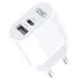 Зарядное устройство XO Wall Charger USB-C+USB L97 12W White (XO-L97-WH)