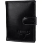 Мужской кошелек Buffalo Wild черный (N4L-CVTB BLACK): Пол Мужской