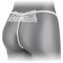 Трусики-стринги с жемчужной ниткой Fashion Secret KATIA White