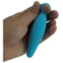 Анальный стимулятор Climax Anal Finger Plug, 8.8x2.5 см, голубой