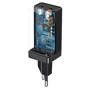 Зарядное устройство Baseus USB Wall Charger GaN Mini USB and USB-C 45W Black with Cable USB-C to USB-C (CCGAN-Q01): Кабель в комплекте USB-C