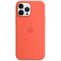 Чехол для iPhone Apple Silicone Case with MagSafe Nectarine (MN6D3) for iPhone 13 Pro Max: Материалы Силикон