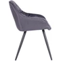 Кресло AMF Gabriel black/monsoon gray (545858): Материал каркаса Текстиль, металл