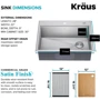 Кухонна мийка Kraus KWT310-28