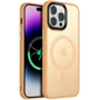 Чехол для iPhone Mobile Case TPU+PC Metal Buttons with MagSafe Colorful Gold for iPhone 16