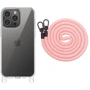 Чехол для iPhone Epic TPU Transparent with Straps Light Pink for iPhone 15 Pro
