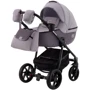 Коляска 2 в 1 Adamex Hybryd Plus BR228 серый - сиреневая кожа (выдавленная точка) (623682): Тип коляски универсальная коляска (2-в-1)