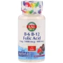 KAL B-6 B-12 Folic Acid Berry 60 Micro Tablets (CAL-65185)