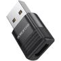 Адаптер Borofone Adapter BV18 USB2.0 to USB-C Black: Дополнительные разъемы USB-C